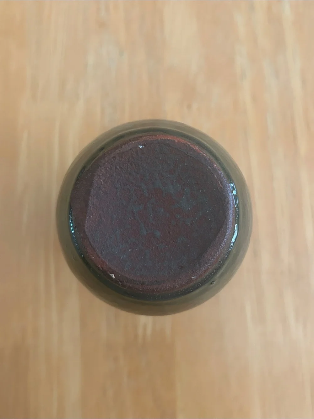 Small pottery vase